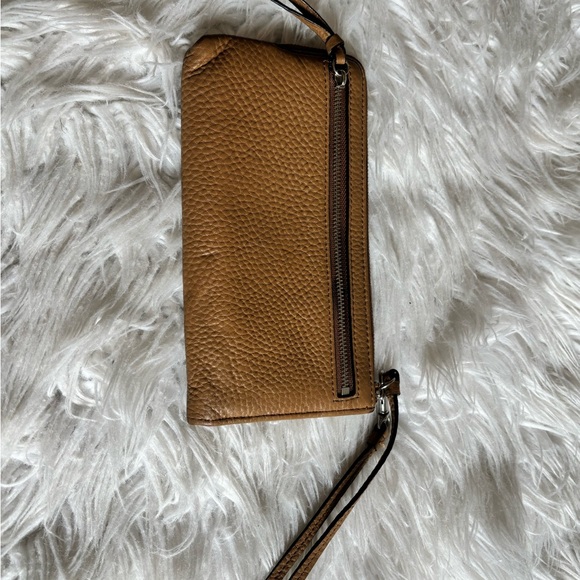 Coach Tan Leather Wristlet - Picture 4 of 16